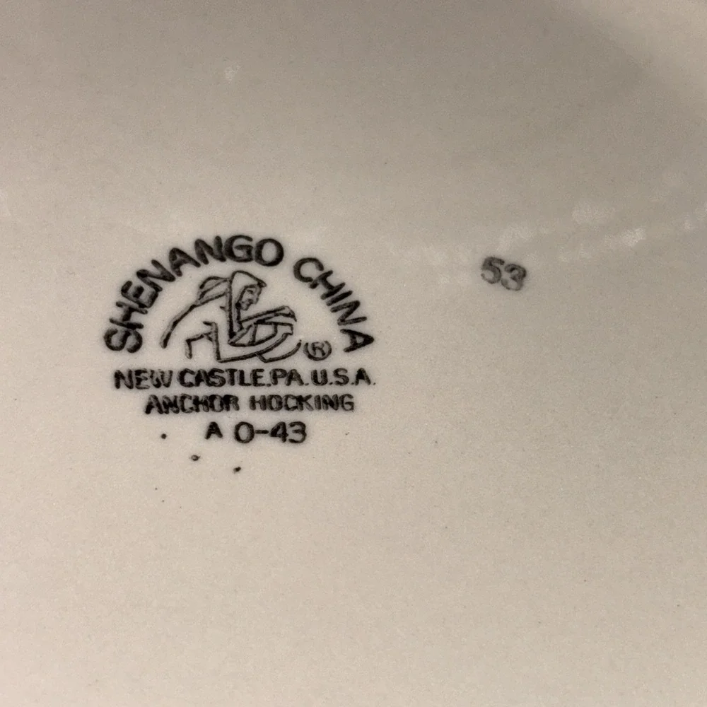 Vintage SHENANGO CHINA Salad Bowl Set Of 4 Made In USA 9